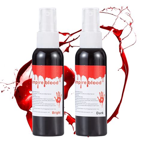 Buy 2 PCS Fake Blood Spray, 2.1oz60ML YFJOLEN Blood Splatter, Washable ...