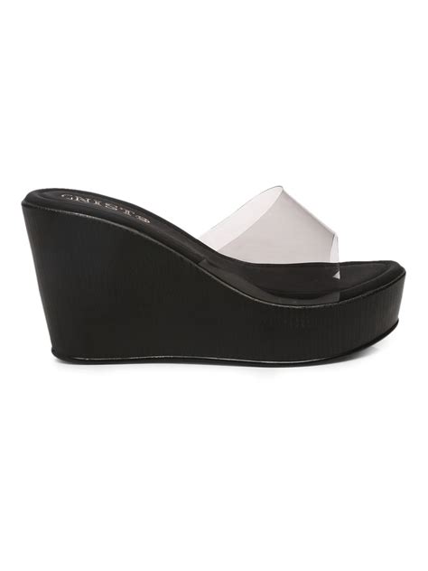 Gnist Black Transparent High Platforms Heels – Gnist Footwear