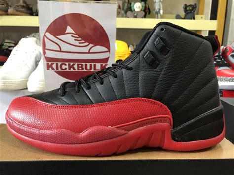 AIR JORDAN 12 RETRO 'FLU GAME' 2016 130690-002 Kickbulk Sneaker shoes ...