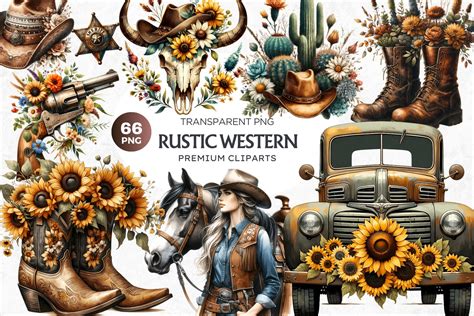 66 Western Clipart Set Cliparts by Thats-Design on DeviantArt