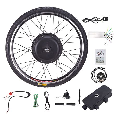 Buy Viribus 26'' 500W/1000W Electric Bikes Conversion Kit, Front/Rear ...