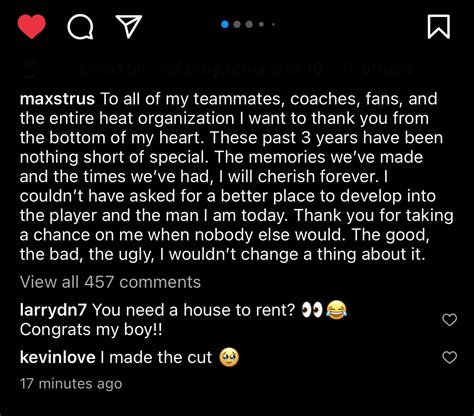 Playbook Sports on Twitter: "Max Strus’ thank you and goodbye to his ...