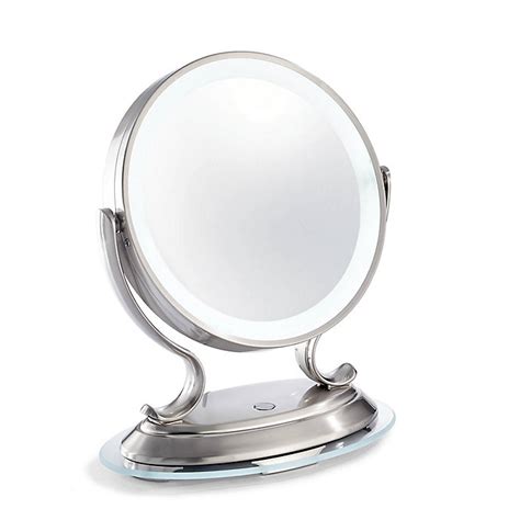 Frontgate Resort LED Vanity Mirror with 5x Magnification & Brightness ...