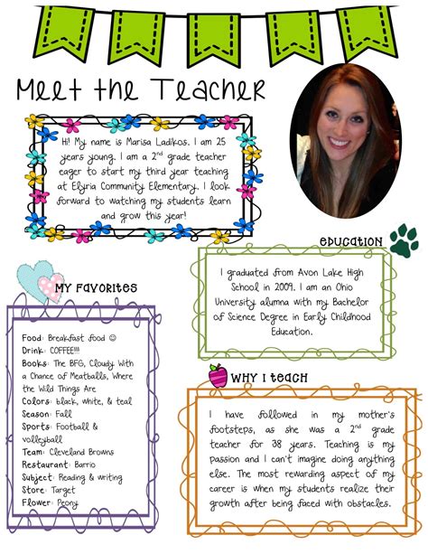 Meet The Teacher Templates (Free) – Google Docs, Canva & PDF [2025-2026]