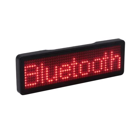 Buy Wireless Led Name Tag, Name Card Label, Upgraded Bluetooth Connect ...