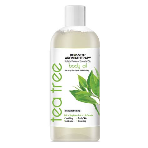 Tea Tree Body Oil - Anti Acne, Cleansing, Soothing & Purifies Skin ...