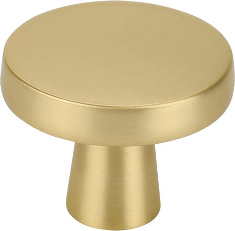 Buy Gold Knobs 24PACK OYX Brushed Brass Cabinet Knobs Round Knobs Gold ...