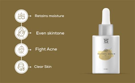 The Body Temple 0.3% Retinol Anti - Aging Night Face Serum Reduces Fine ...