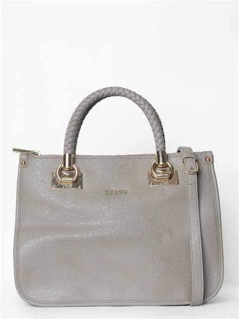 Lui-Jo Grey Shoulder Bag