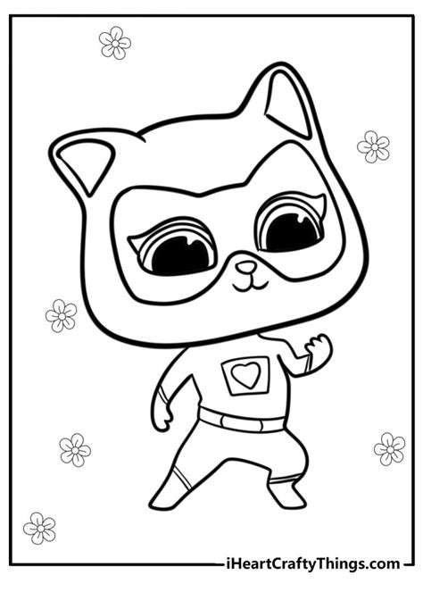 SuperKitties Coloring Pages - I Heart Crafty Things