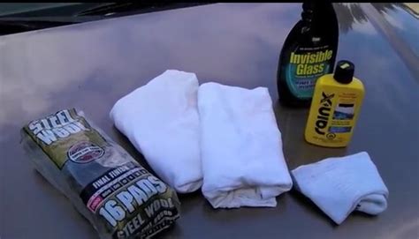 Image result for Using Steel Wool On Windshield