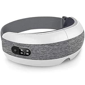 EQK ST-201 Rechargeable Eye Massager with Heat, Vibration, Air Pressure ...