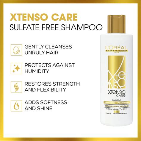 Loreal Professional Xtenso Sulfate-Free Care Shampoo 250ml – Live Beauty