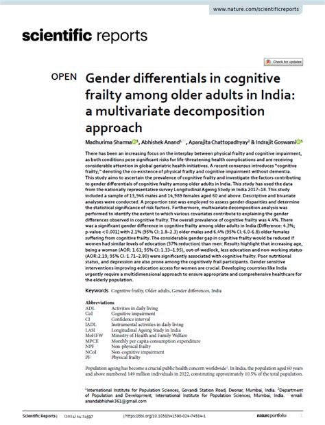 Recent Publications | International Institute for Population Sciences ...