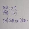tan(A+B)=ntan (A-B) then prove that (n+1)sin2B= (n-1)sin2A - Brainly.in
