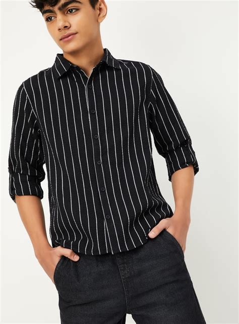 Buy Boys Striped Shirt Online at just Rs. 699.0 - 1000015339998 | Max ...