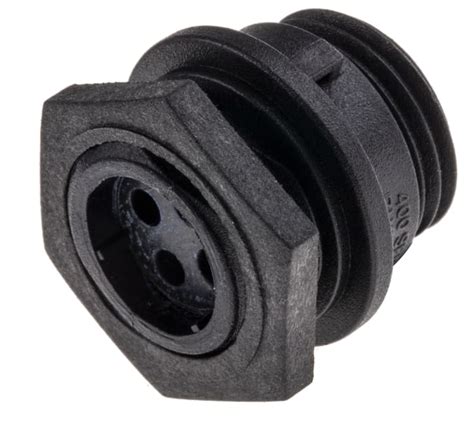 PX0412/04P Bulgin | Bulgin Circular Connector, 4 Contacts, Front Mount ...