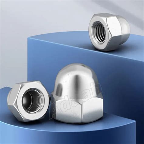 DADI ROTONDI CILINDRICI INOX FILETTATI M6 M8 M10 M12 M16 TONDI DI - Foto 9