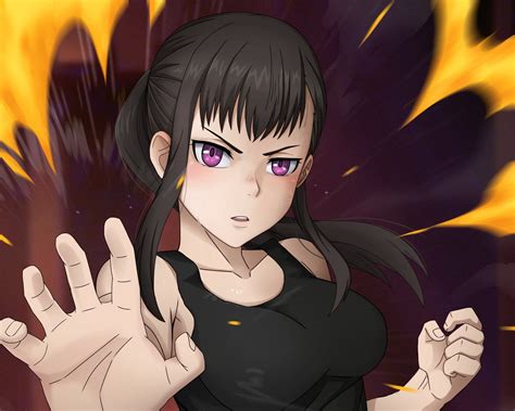 Download Maki Oze Anime Fire Force 4k Ultra HD Wallpaper by LEO.comics