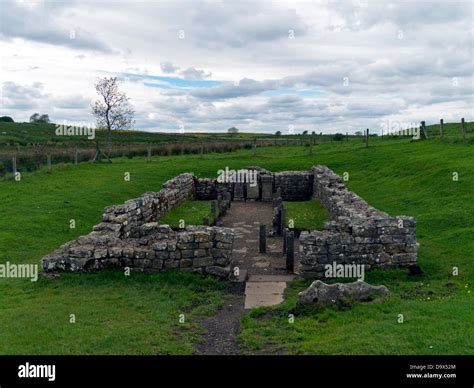 Roman Temple of Mithras, Carrawburgh, Hadrian's Wall, Northumberland ...