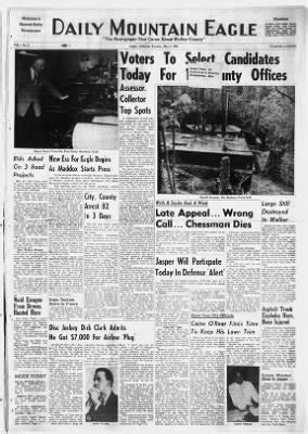 Daily Mountain Eagle from Jasper, Alabama - Newspapers.com™