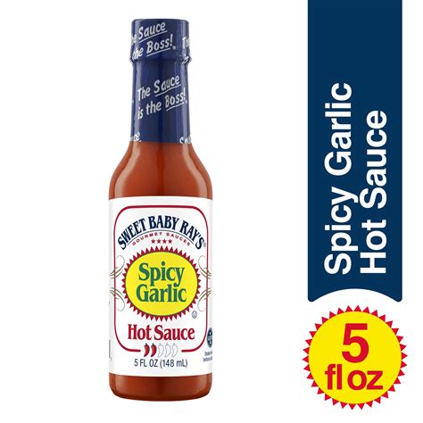 Sweet Baby Ray's Spicy Garlic Hot Sauce 5 fl oz - Walmart Business Supplies
