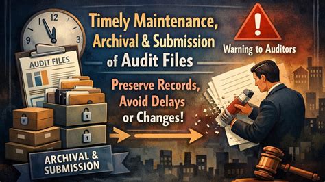 NFRA Cracks Down on Audit File Lapses: 60-Day Completion Rule, 7-Day ...