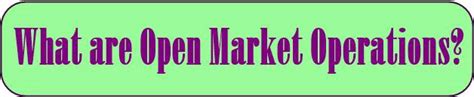 Image result for Open market operation Types and Examples