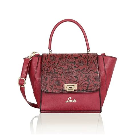 Lavie Women's Satchel (Purple, Plum) : Amazon.in: Fashion