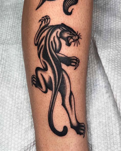 Traditional Black Panther Tattoo Design: Symbolism and Timeless Style