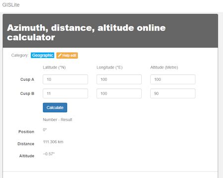 Image result for Back Azimuth Calculator