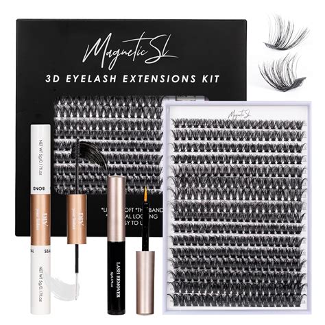 Amazon.com: DIY Lash Extensions Kit 320pcs Individual Lashes Clusters ...