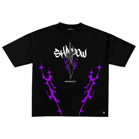 Solo Leveling Shadow Monarch Oversized Tshirt | Novaro