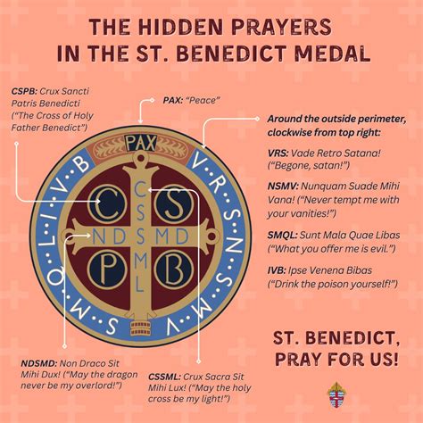 Benedictine Medal Meaning The Symbolic Meaning Of The Saint Benedict
