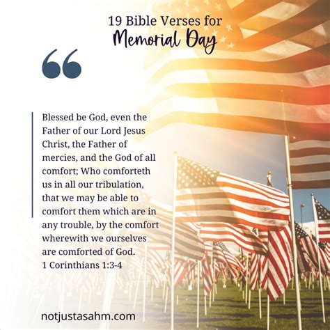19 Best Bible Verses for Memorial Day To Honor the Fallen