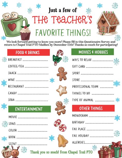 Editable Teacher Holiday Wish List Christmas Teacher - Etsy