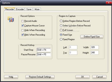 System Video Recorder 的图像结果