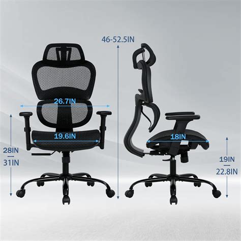 Buy Home Office Chair Ergonomic Chair Mesh Desk Chair Computer Chair ...