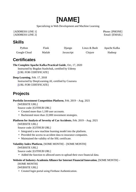 Great Resume Examples 的图像结果