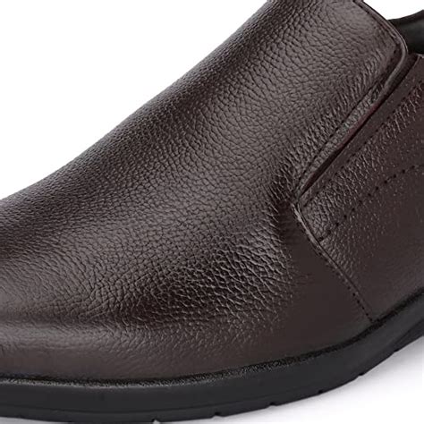 Buy Burwood Men's Brown Genuine Leather Slip-On Shoes_6 UK at Amazon.in