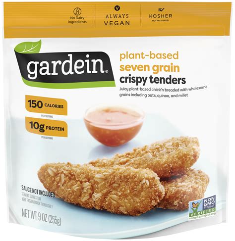 Gardein Plant-Based Vegan Seven Grain Crispy Chick'n Tenders, 9 oz ...