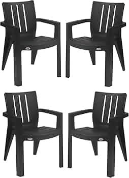 Supreme Kent Plastic Chair (Black)(Set of 4) - Price History