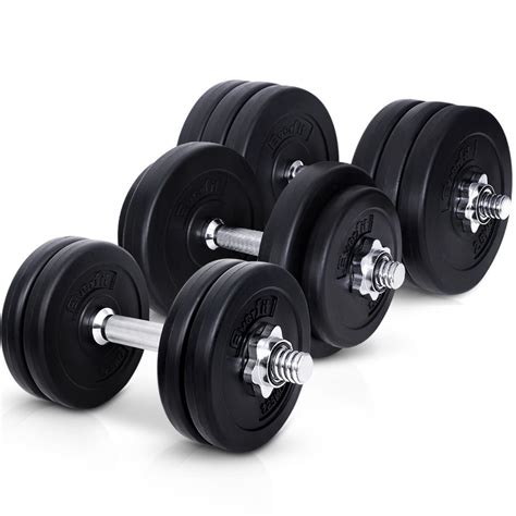 Dumbbell Set Everfit Weight Dumbbells Plates Home Gym Fitness Exercise ...