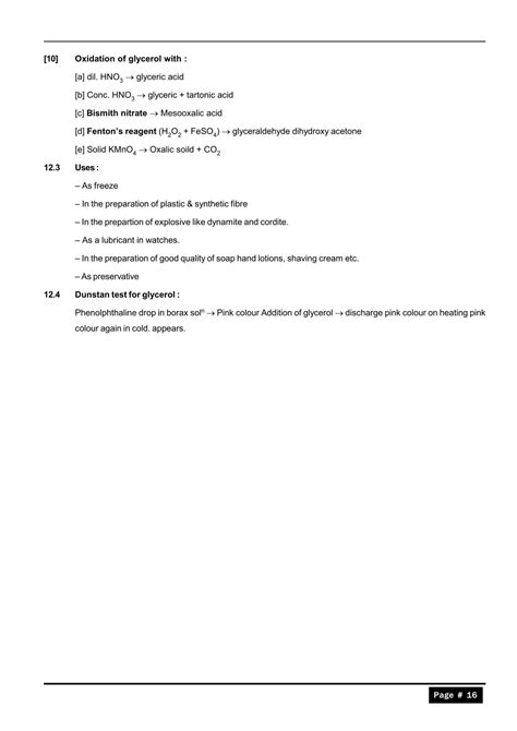 Alcohol, Ether and Phenol Notes for Class 12, IIT JEE & NEET