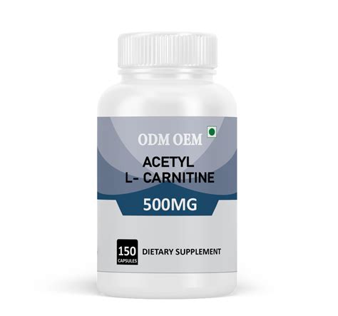 Vanity Vision Acetyl L-Carnitine 500mg Capsules – Boosts Brain Function ...