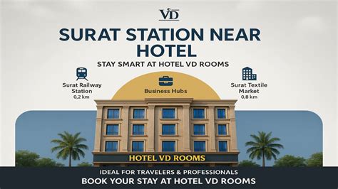 Looking for a Surat Station Near Hotel? Here’s Why Hotel VD...