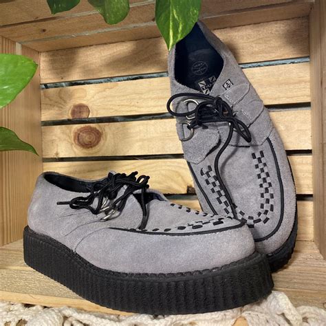 TUK brand classic creepers 🦇 Real Suede Worn a few... - Depop