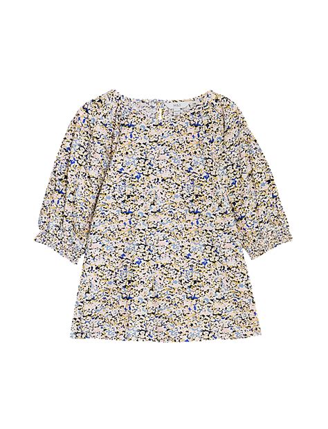 Buy Modal Blend Printed Puff Sleeve Blouse at Marks & Spencer