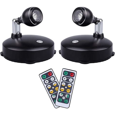 Wireless Spotlight Indoor,Battery Operated Accent Lights Art for Paintings,LED Wall Light with ...