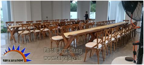 Sewa Kursi Kayu Silang Untuk Daerah SCBD Sudirman | +62813-1749-0812 ...